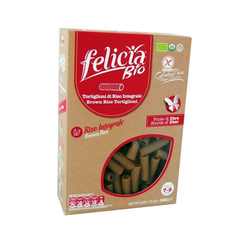 Andriani Felicia Bio Riso Integrale Tortiglioni 340 G