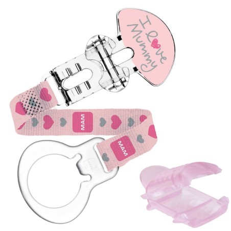 Bamed Baby Italia Mam Porta Succhietto Clip&cover Femmina