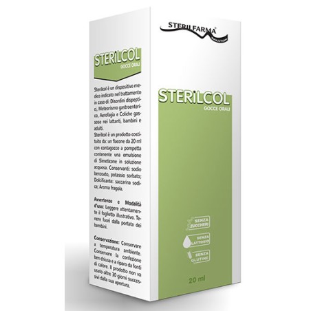 Sterilfarma Sterilcol Gocce Orali Sospensione Gastrofunzionale Flaconcino 20 Ml