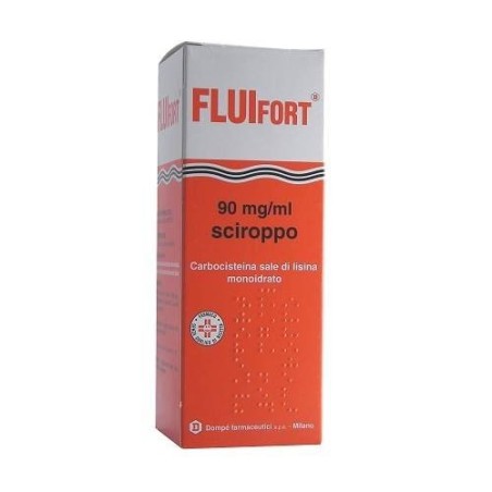 Dompe' Farmaceutici Fluifort 90 Mg/ml Sciroppo Carbocisteina Sale Di Lisina Monoidrato