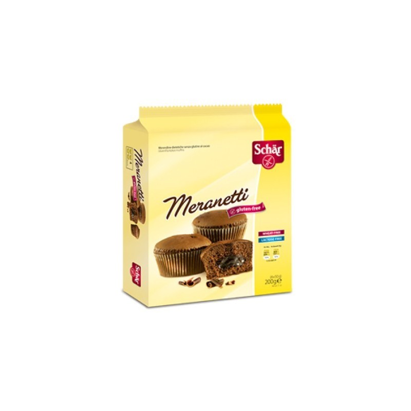 Dr. Schar Schar Meranetti Con Crema Gianduia 4 Pezzi Da 50 G