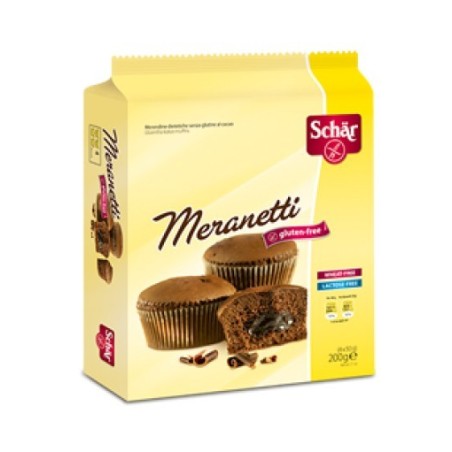 Dr. Schar Schar Meranetti Con Crema Gianduia 4 Pezzi Da 50 G