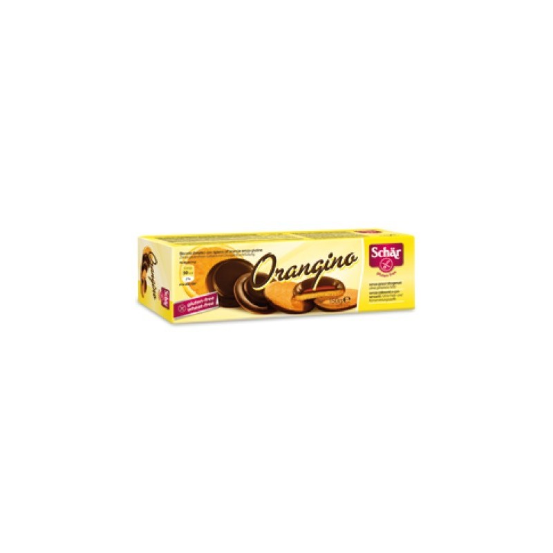 Dr. Schar Schar Orangino Biscotti Con Ripieno Al Gusto Di Arancia Ricoperti Con Cioccolato 150 G