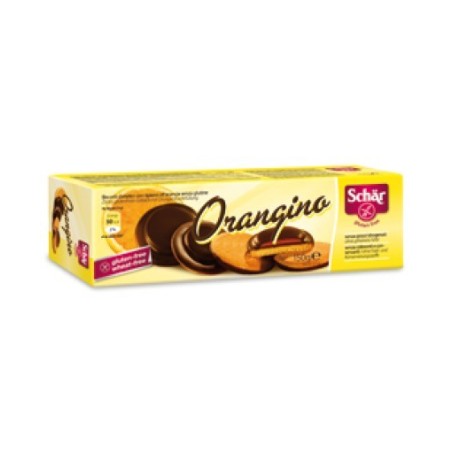 Dr. Schar Schar Orangino Biscotti Con Ripieno Al Gusto Di Arancia Ricoperti Con Cioccolato 150 G