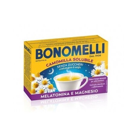 Bonomelli Camomilla Solubile Melatonina Magnesio 16 Bustine