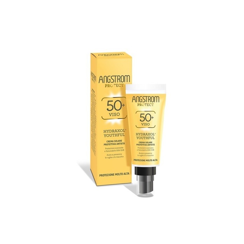 Perrigo Italia Angstrom Protect Youthful Tan Crema Solare Ultra Protezione Anti Eta' 50+ 40 Ml