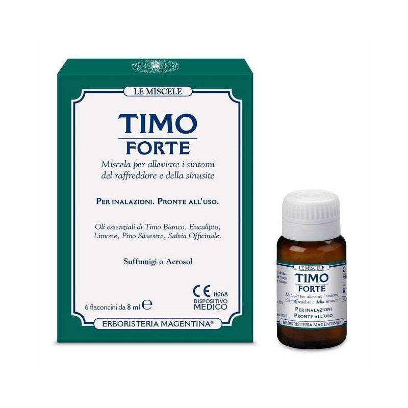 Erboristeria Magentina Timo Forte Miscela 6 Flaconi X 8 Ml