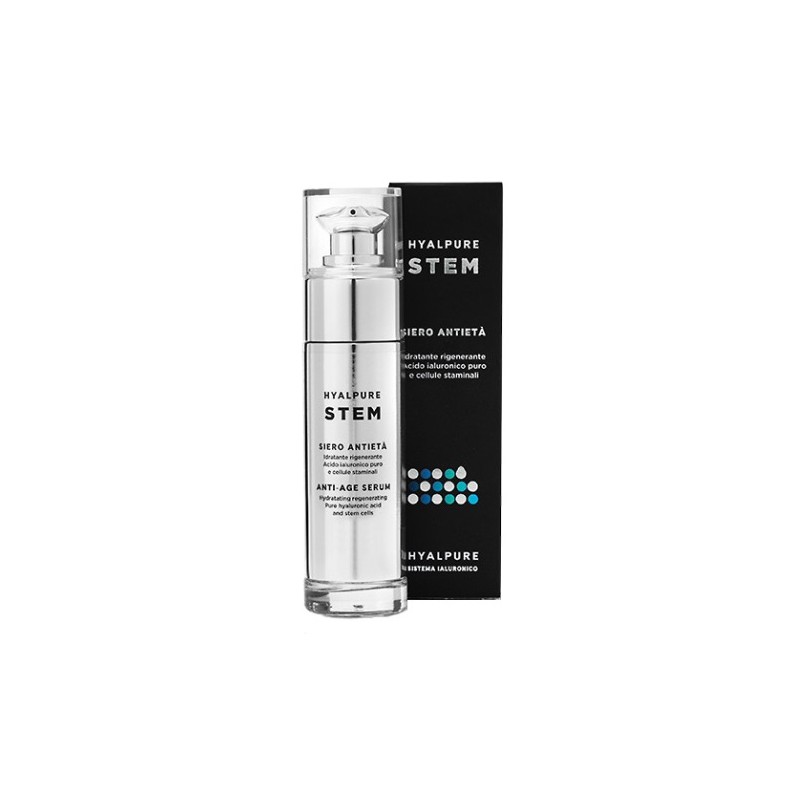 Synergypharma Hyalpure Stem Trattamento Viso All'acido Ialuronico E Cellule Staminali Vegetali 30 Ml