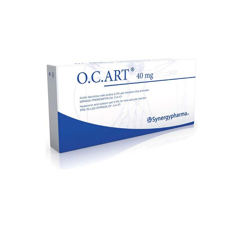 Synergypharma Siringa Intra-articolare Oc Art Acido Ialuronico 40 Mg 2ml