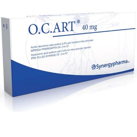 Synergypharma Siringa Intra-articolare Oc Art Acido Ialuronico 40 Mg 2ml