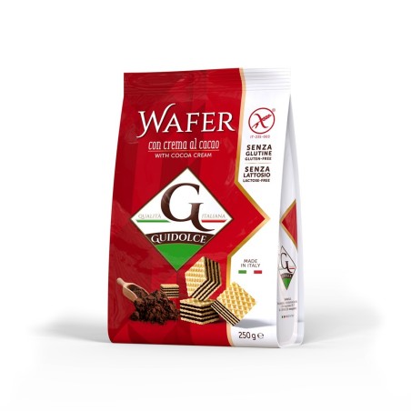 Guidolce Wafer Con Crema Al Cacao 250 G