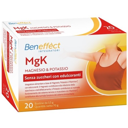 Aeffe Farmaceutici Beneffect Mgk 20 Bustine Senza Zucchero