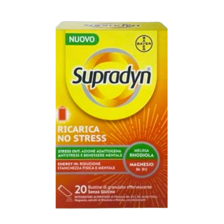 Bayer Supradyn Ricarica No Stress 20 Bustine