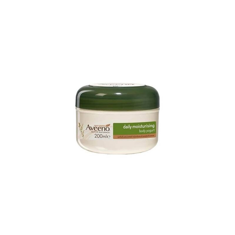 Johnson & Johnson Aveeno Crema Corpo Yogurt Vaniglia & Avena 300 Ml