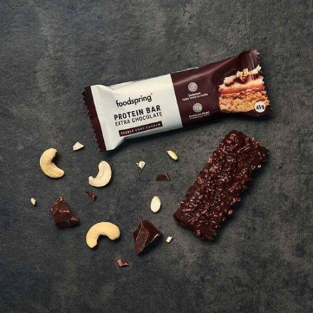 Foodspring Gmbh Protein Bar Extra Chocolate Double Chocolate 45 G