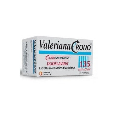 Chemist's Research Valeriana Crono 135 Con Duoflavina Fast Action 30 Compresse