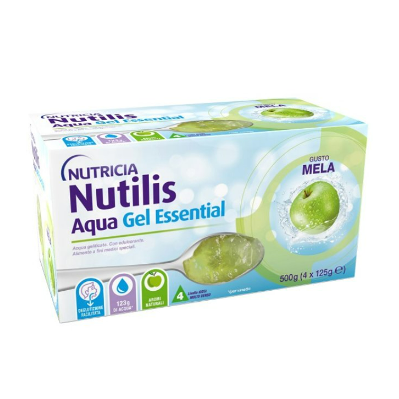 Danone Nutricia Soc. Ben. Nutilis Aqua Gel Mela 4 Pezzi Da 125 G