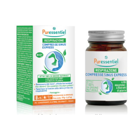 Puressentiel Compresse Sinus Express 15 Compresse