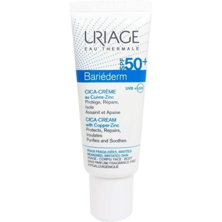 Uriage Bariederm Cica-crema Spf50+ 40 Ml