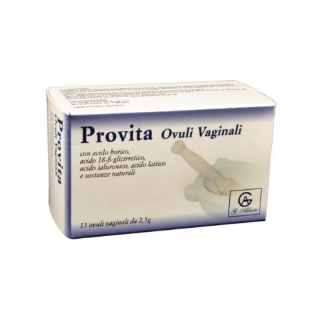 Abbate A&v Pharma Provita 15 Ovuli Vaginali 2,5 G