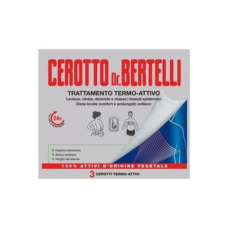 Kelemata Dr Bertelli Cerotto Termo-attivo 3 Pezzi