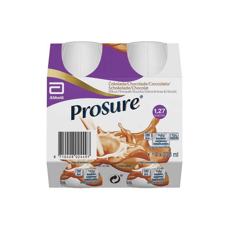 Abbott Prosure Chocolate 4 Bottiglie Da 220 Ml