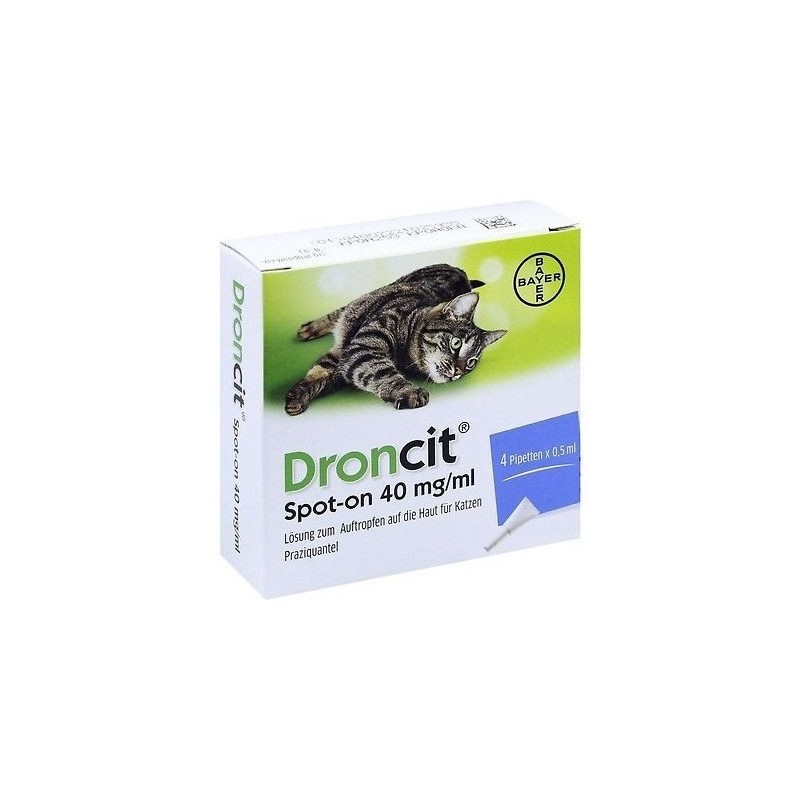 Vetoquinol Droncit Spot-on 20 Mg Soluzione Spot-on Per Gatti