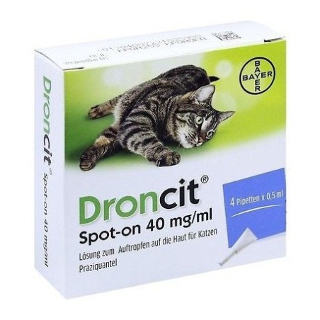 Vetoquinol Droncit Spot-on 20 Mg Soluzione Spot-on Per Gatti