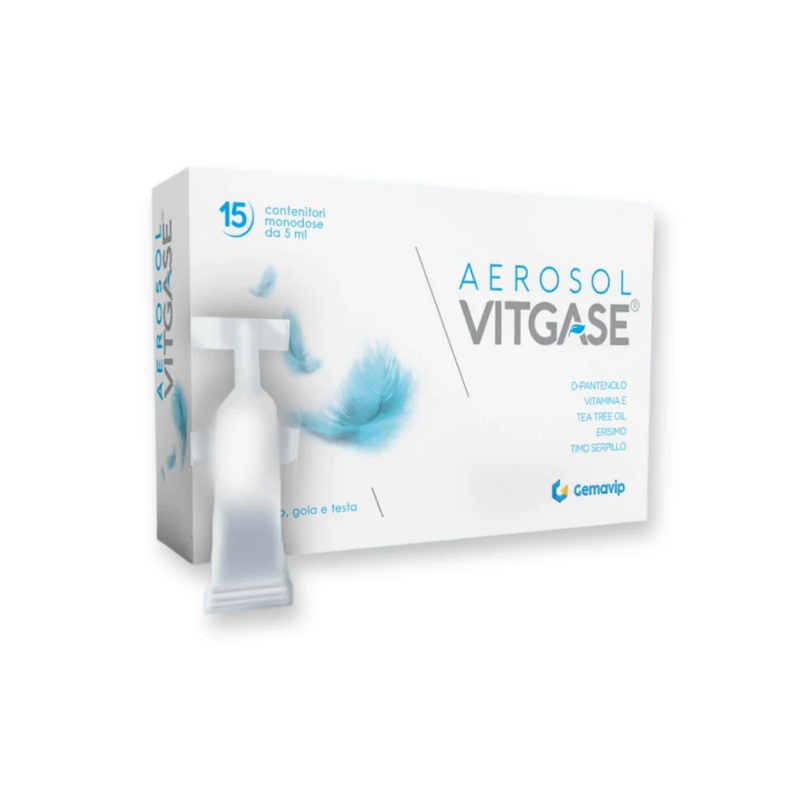 Gemavip Vitgase Aerosol 15 Flaconcini 5 Ml