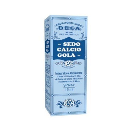 Deca Laboratorio Chimico Sedo Calcio Gola Spray 15 Ml