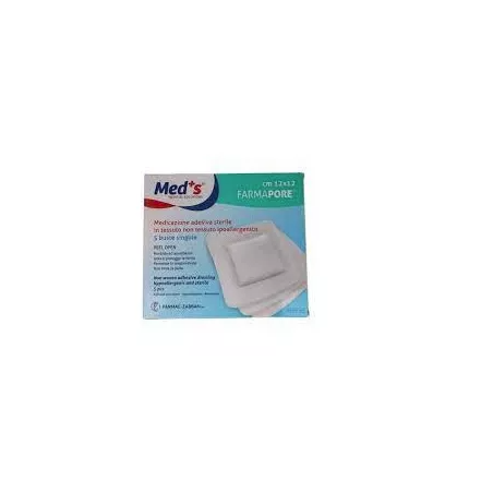 Farmac-zabban Medicazione Meds Farmapore Adesiva Sterile Cm12x12 Astuccio 5 Pezzi