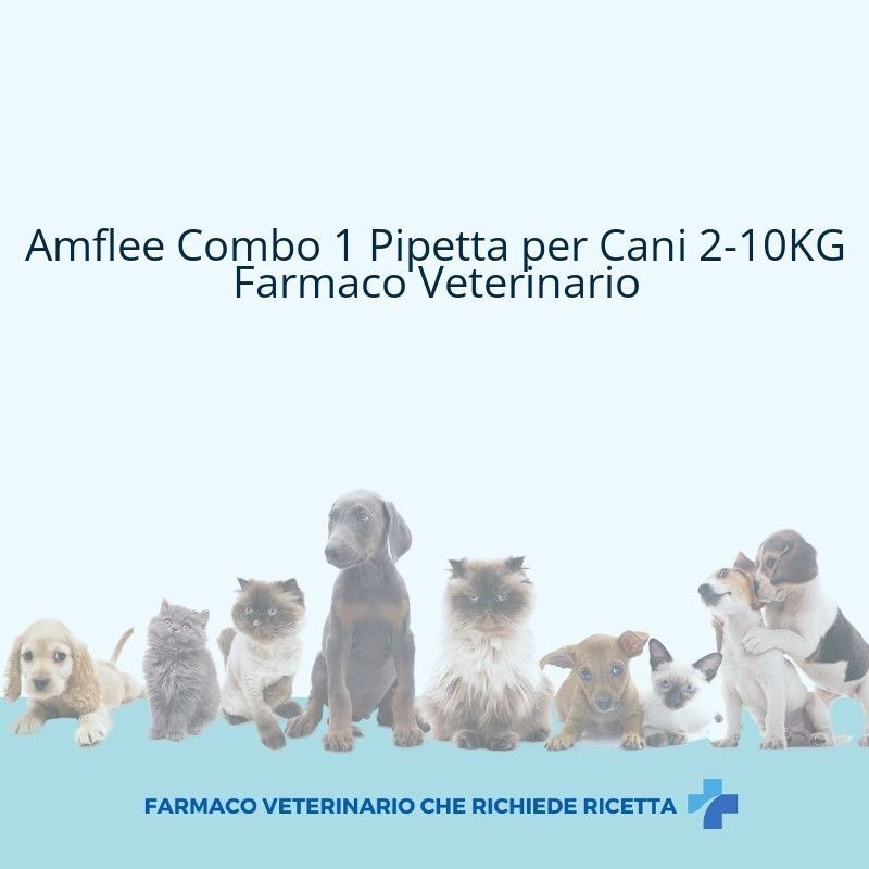 Krka Amflee Combo 67 Mg/60,3 Mg Soluzione Spot-on Per Cani Di Taglia Piccola