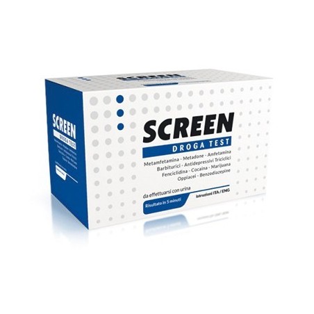 Screen Italia Screen Droga Test 10 Droghe Test Antidroga Con Contenitore Urina