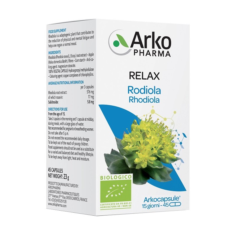 Arkopharma Arkocapsule Rodiola Bio 45 Capsule