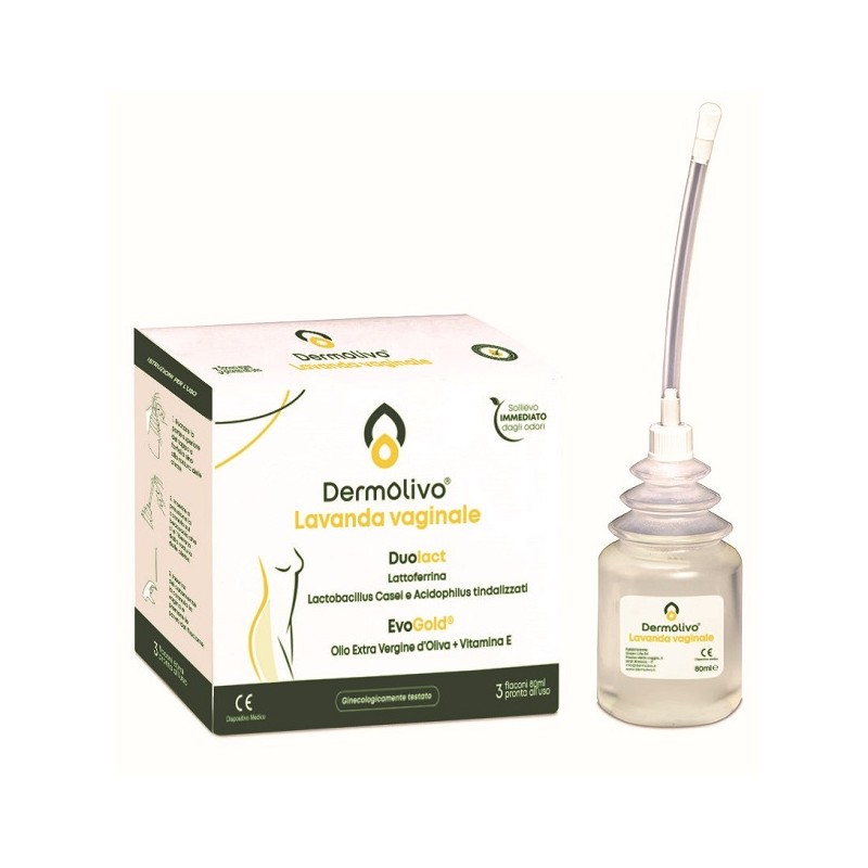 Green Life Dermolivo Lavanda Vaginale 3 Fiale Da 80 Ml