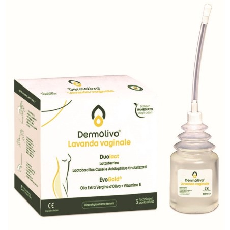 Green Life Dermolivo Lavanda Vaginale 3 Fiale Da 80 Ml