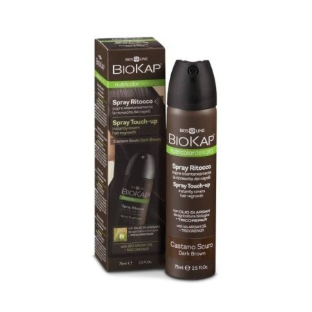 Bios Line Biokap Nutridel Spray Ritocco Castano Scuro 75 Ml