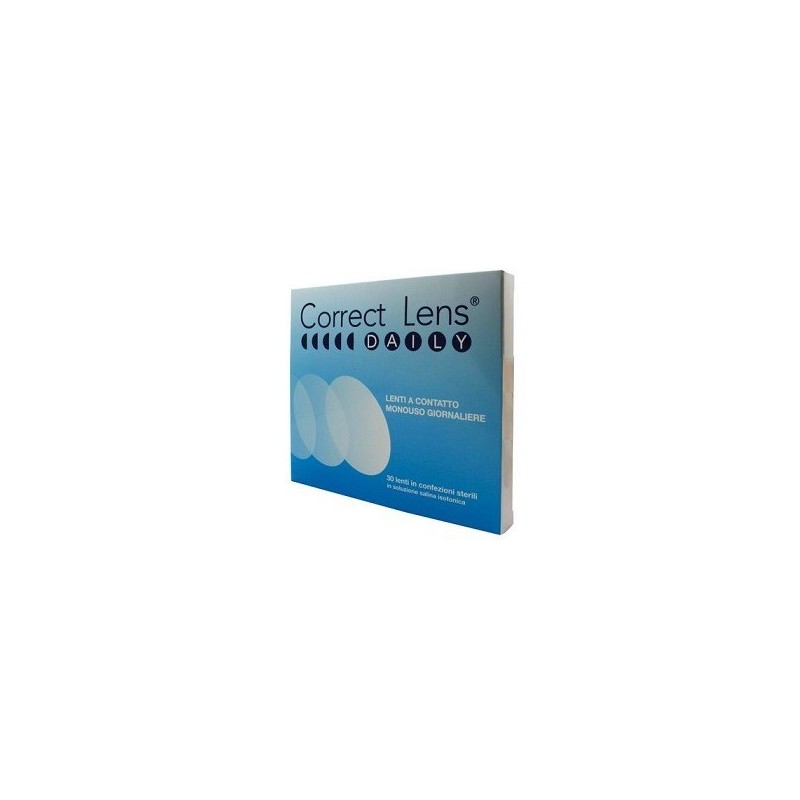 Fidia Healthcare Correct Lens Daily Lenti Contatto Monouso Giornaliere 3,50 30 Pezzi