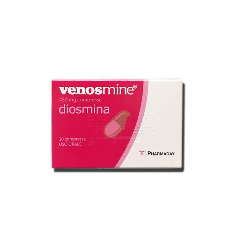 Pharmaday Pharm. Unipersona Venosmine 450 Mg Compresse Venosmine 450 Mg Polvere Per Sospensione Orale Diosmina