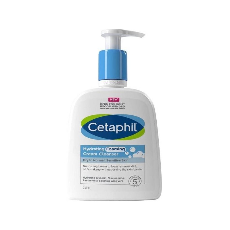 Galderma Cetaphil Crema Detergente Schiumogena Idratante 236 Ml