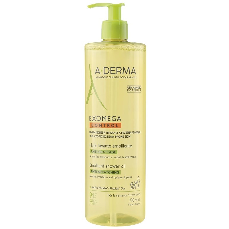 A-derma Exomega Control Olio Lavante Emolliente 750 Ml