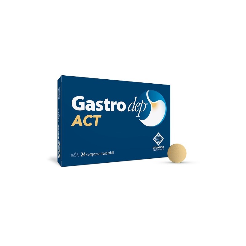 Erbozeta Gastrodep Act 24 Compresse Masticabili