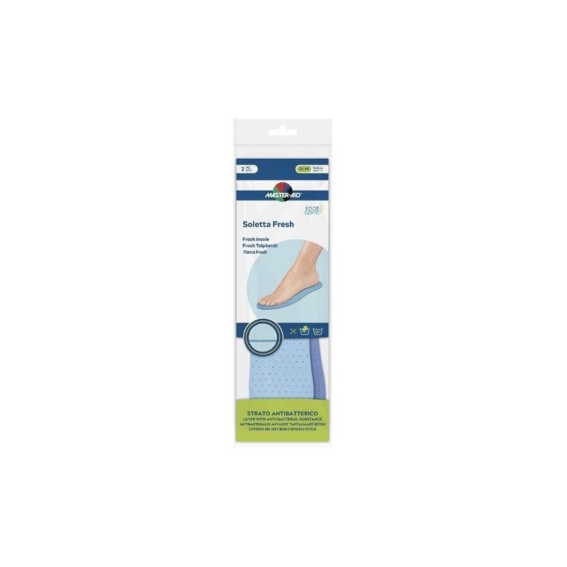 Pietrasanta Pharma Master-aid Footcare Soletta Fresh Ritagliabile 2 Pezzi I2