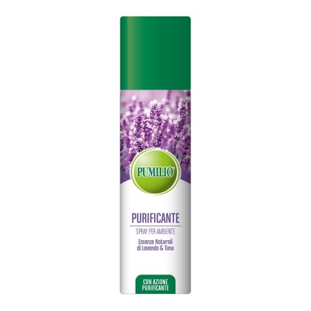 Coswell Pumilio Purificante Spray Per Ambiente Essenze Naturali Di Lavanda E Timo Con Azione Igienizzante 200 Ml