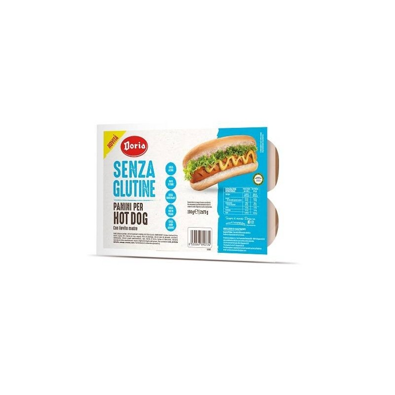 Alpipan Doria Panini Per Hot Dog Hb 2 Pezzi Da 75 G