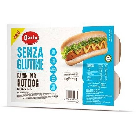 Alpipan Doria Panini Per Hot Dog Hb 2 Pezzi Da 75 G