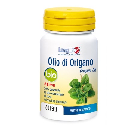 Longlife Olio Origano Bio 60 Perle