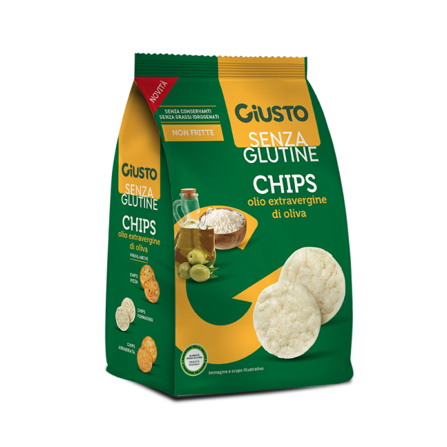 Farmafood Giusto Senza Glutine Chips Olio Extravergine Di Oliva 40 G