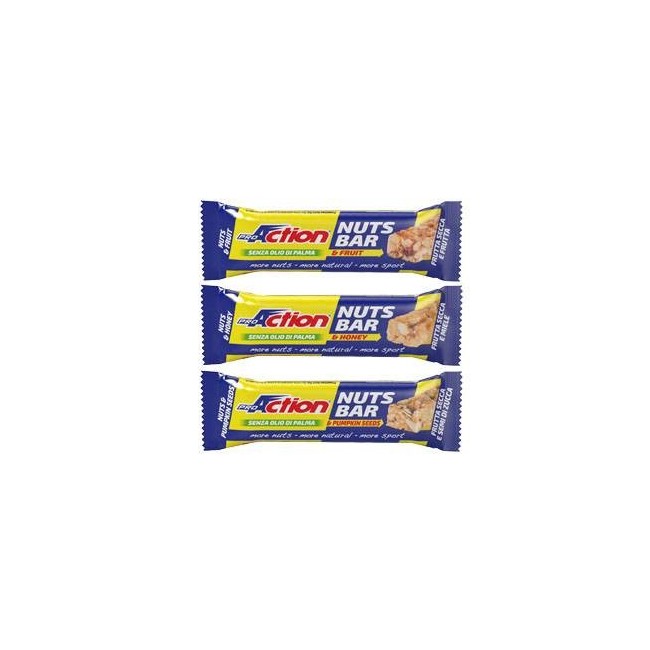 Proaction Nuts Bar Frutti Rossi 30 G