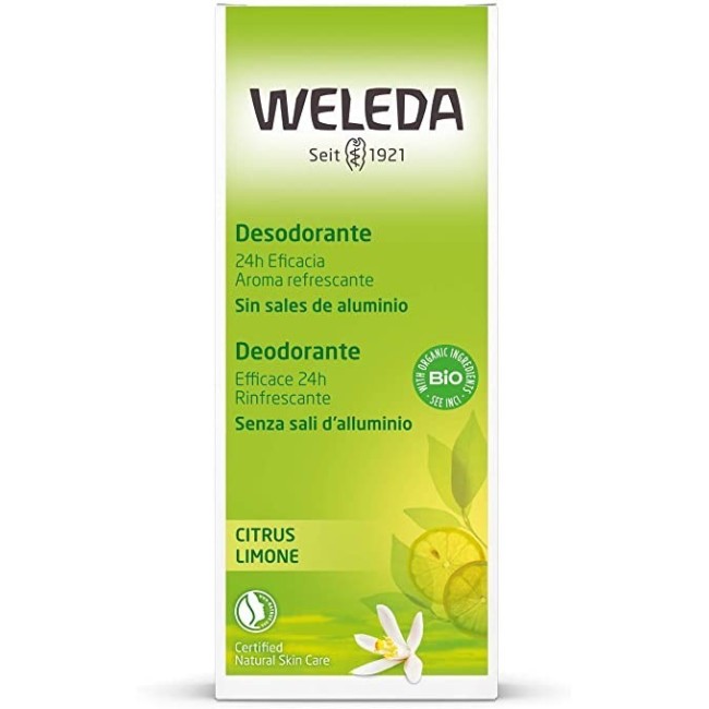 Weleda Deodorante Spray Limone 100 Ml